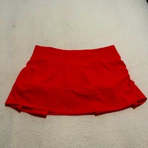 *SOLD* Lululemon Pace Rival Skirt 6 Coral